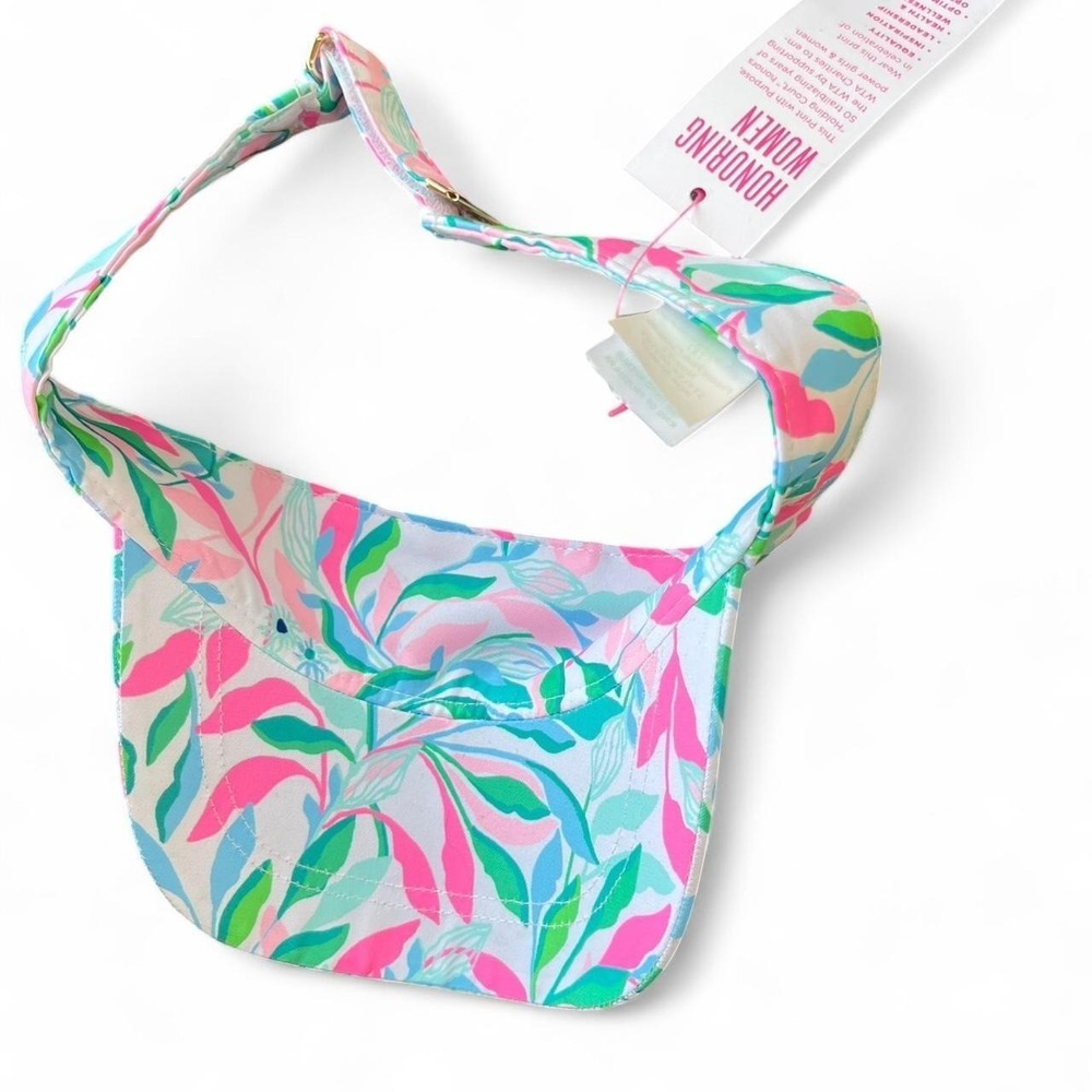 Lilly Pulitzer pink and blue visor #hats - Picture 3 of 4